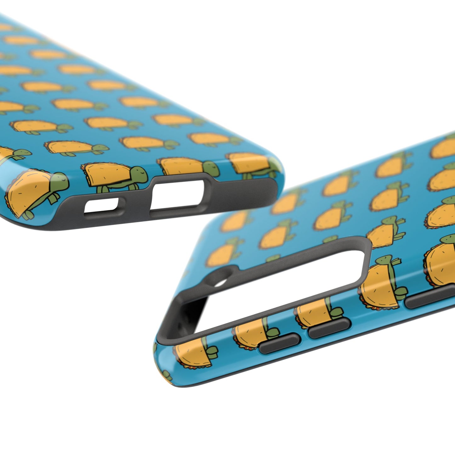 Cute Taco Pattern Tough Phone Case — Protective iPhone Case with Repeating Taco Design
