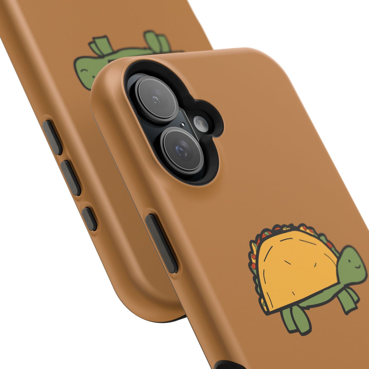 Cute Taco Turtle Phone Case — Impact-Resistant Protective iPhone Cover