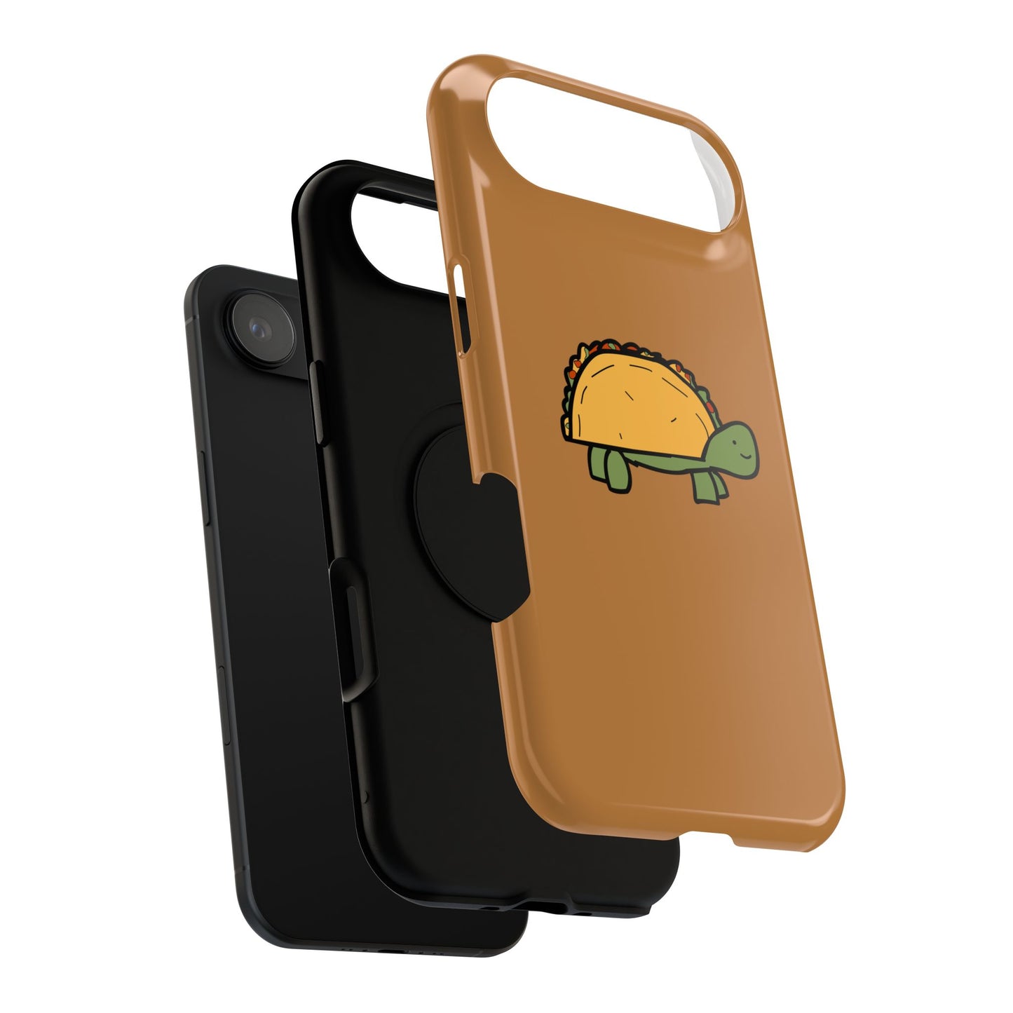 Cute Taco Turtle Phone Case — Impact-Resistant Protective iPhone Cover