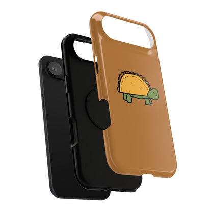 Cute Taco Turtle Phone Case — Impact-Resistant Protective iPhone Cover