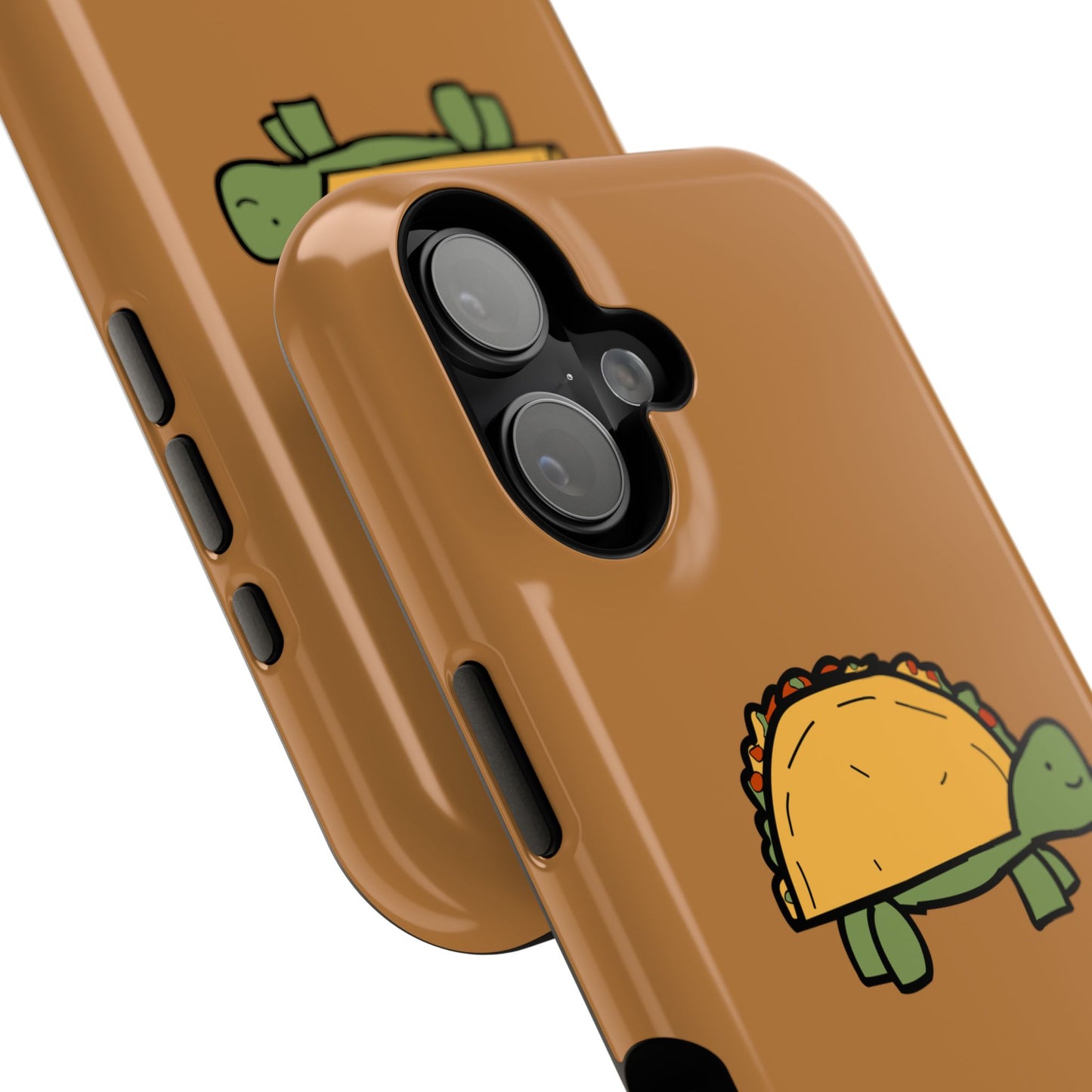 Cute Taco Turtle Phone Case — Impact-Resistant Protective iPhone Cover