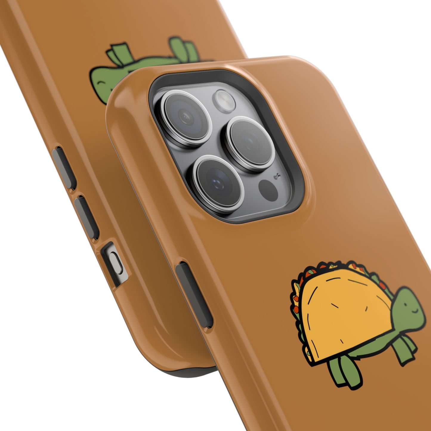 Cute Taco Turtle Phone Case — Impact-Resistant Protective iPhone Cover