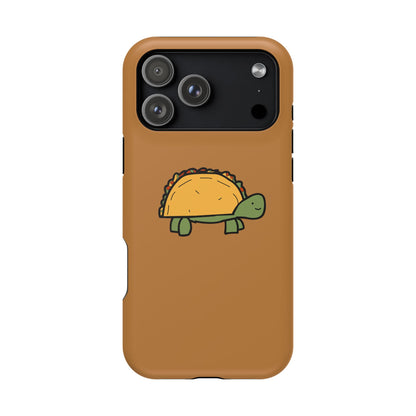 Cute Taco Turtle Phone Case — Impact-Resistant Protective iPhone Cover