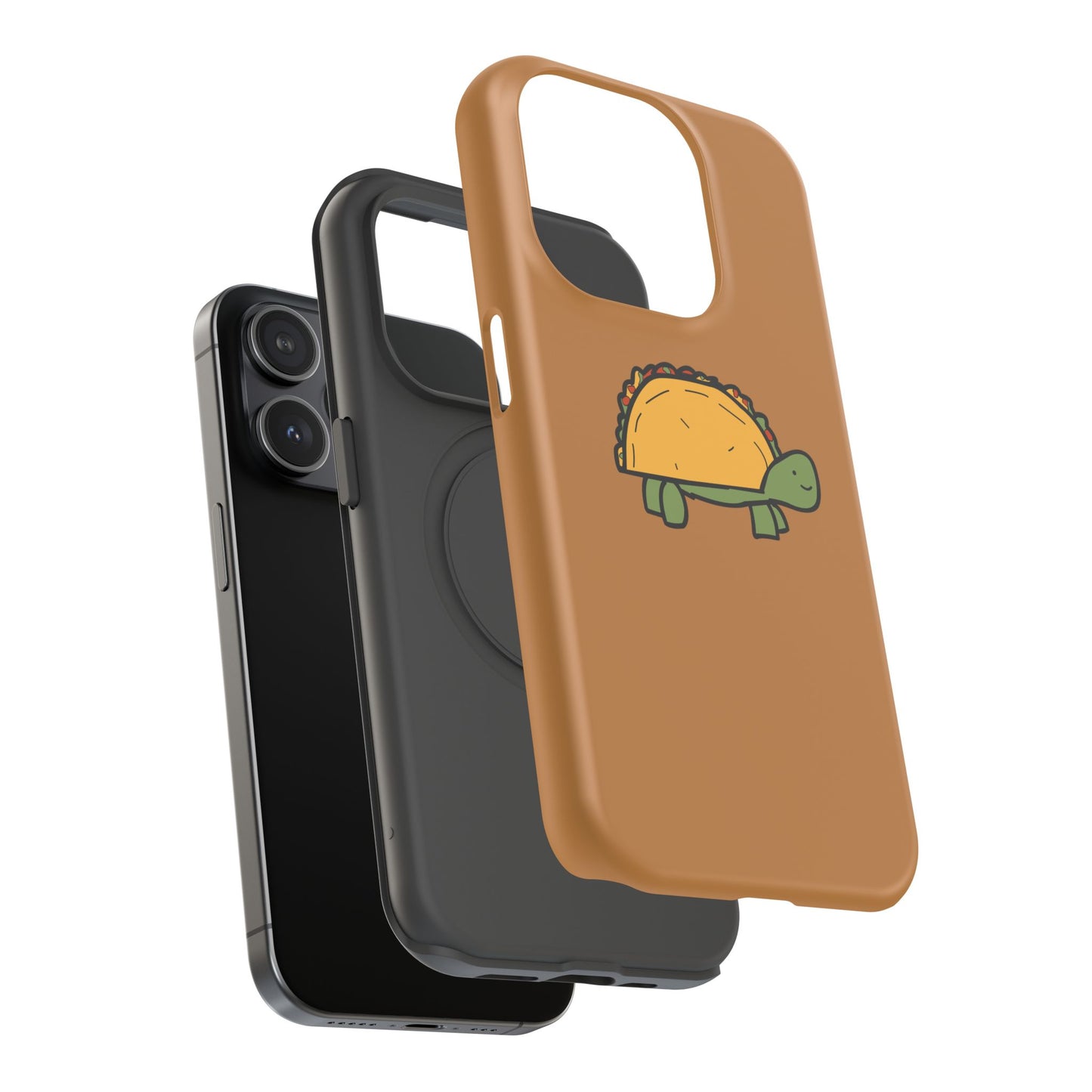 Cute Taco Turtle Phone Case — Impact-Resistant Protective iPhone Cover