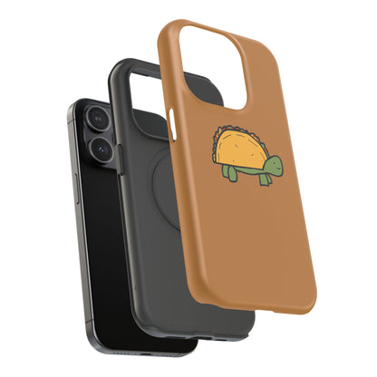 Cute Taco Turtle Phone Case — Impact-Resistant Protective iPhone Cover