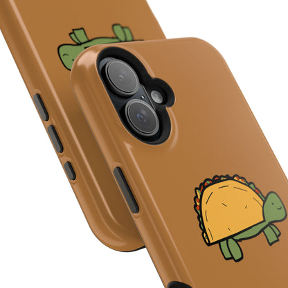 Cute Taco Turtle Phone Case — Impact-Resistant Protective iPhone Cover