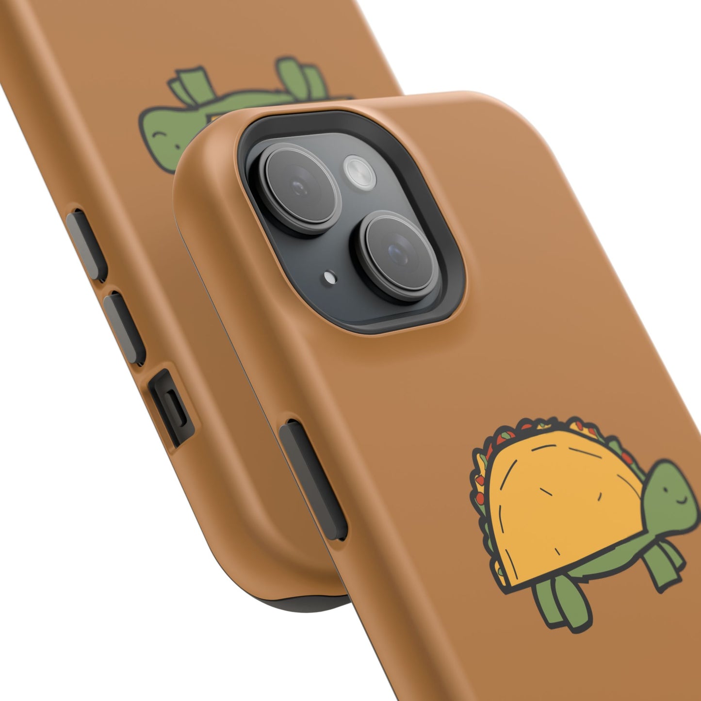 Cute Taco Turtle Phone Case — Impact-Resistant Protective iPhone Cover