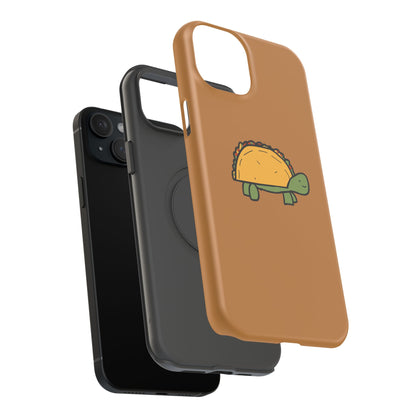 Cute Taco Turtle Phone Case — Impact-Resistant Protective iPhone Cover