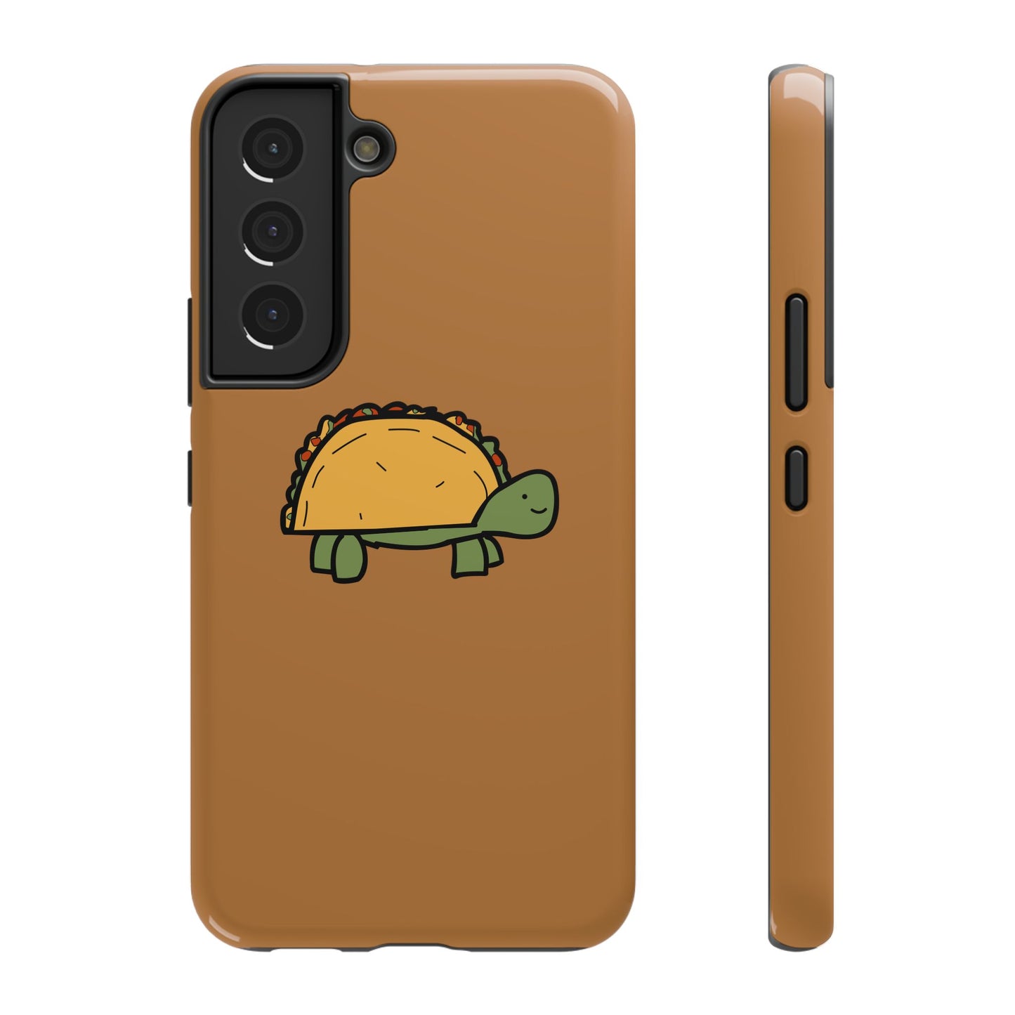 Cute Taco Turtle Phone Case — Impact-Resistant Protective iPhone Cover