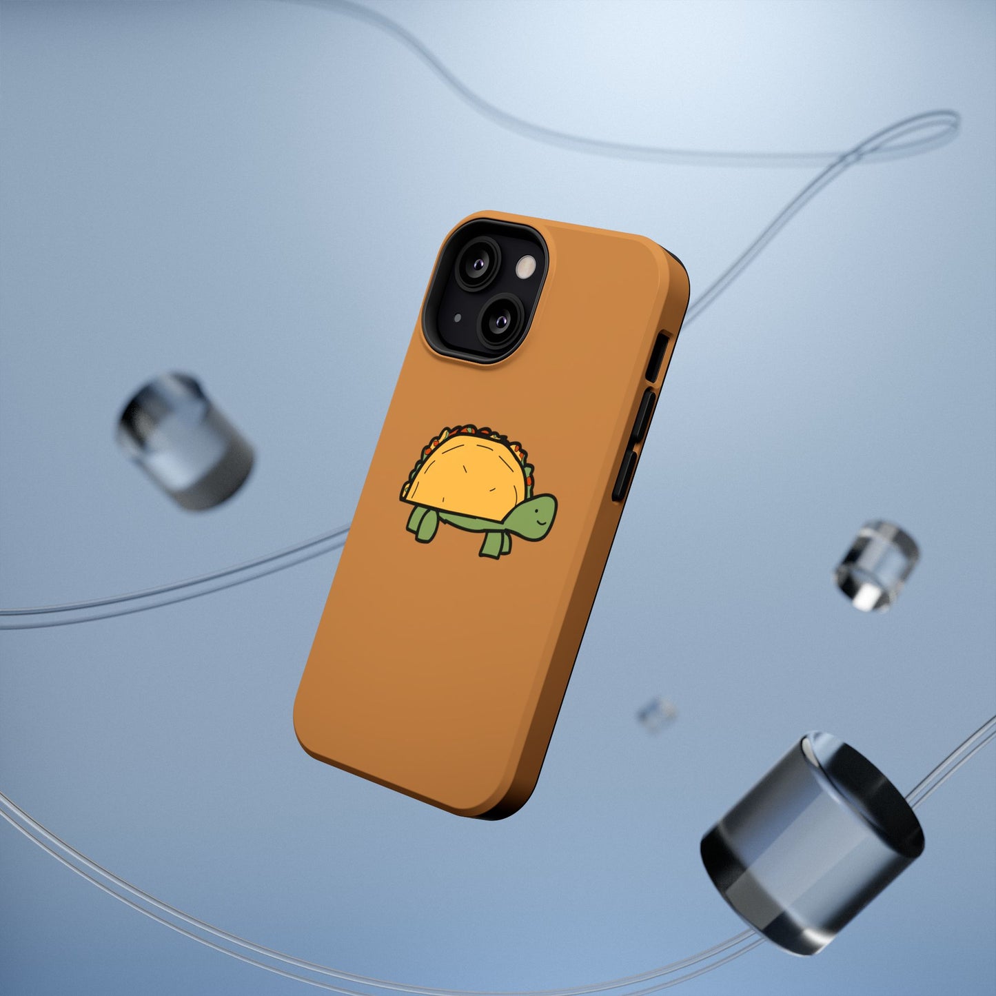 Cute Taco Turtle Phone Case — Impact-Resistant Protective iPhone Cover