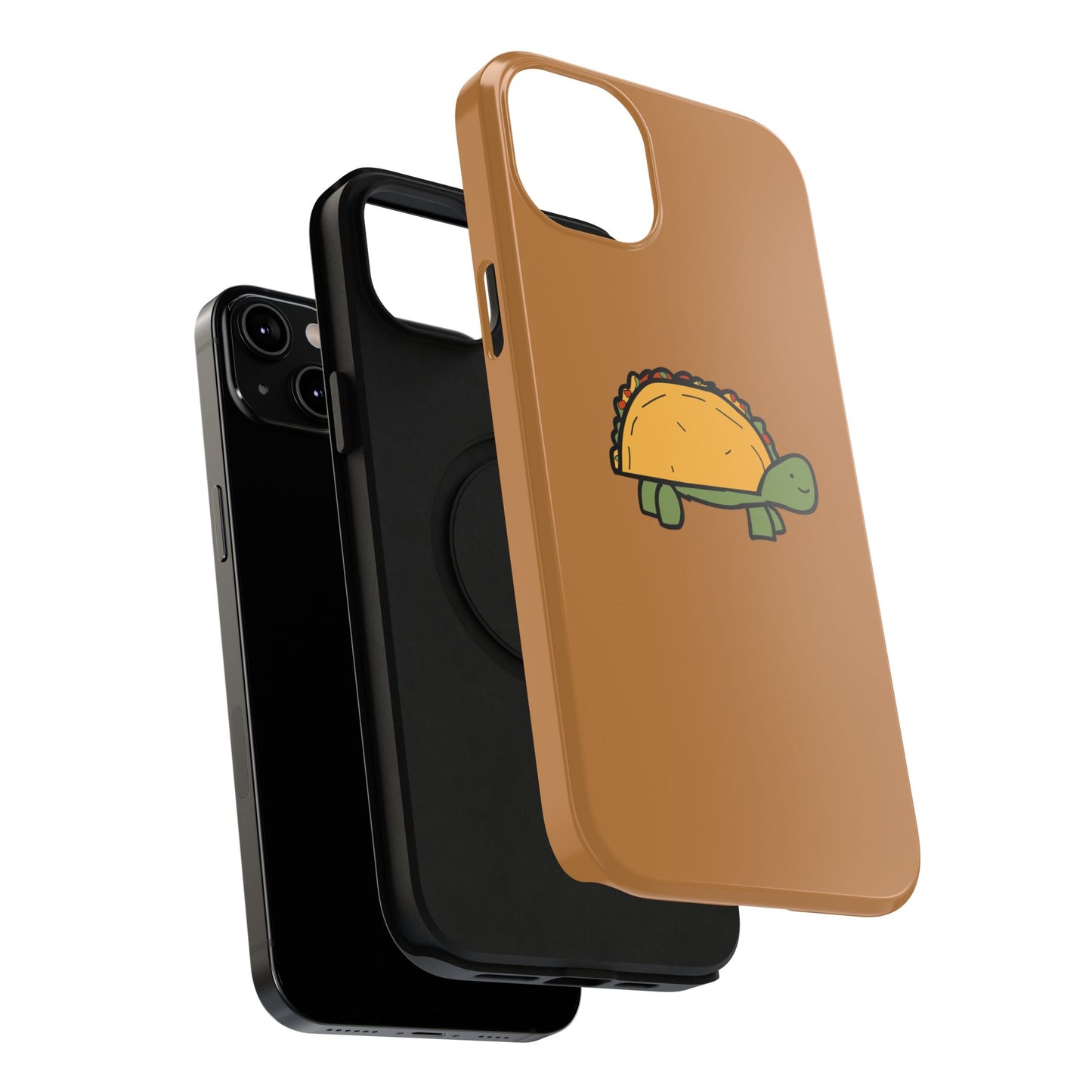 Cute Taco Turtle Phone Case — Impact-Resistant Protective iPhone Cover