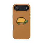 Cute Taco Turtle Phone Case — Impact-Resistant Protective iPhone Cover