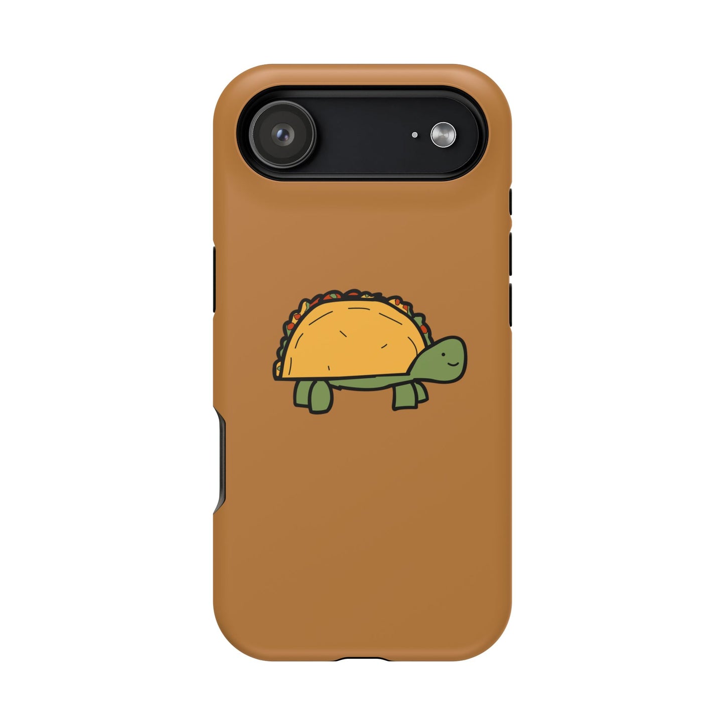Cute Taco Turtle Phone Case — Impact-Resistant Protective iPhone Cover