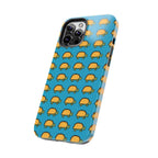 Cute Taco Pattern Tough Phone Case — Protective iPhone Case with Repeating Taco Design