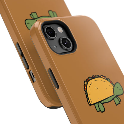 Cute Taco Turtle Phone Case — Impact-Resistant Protective iPhone Cover