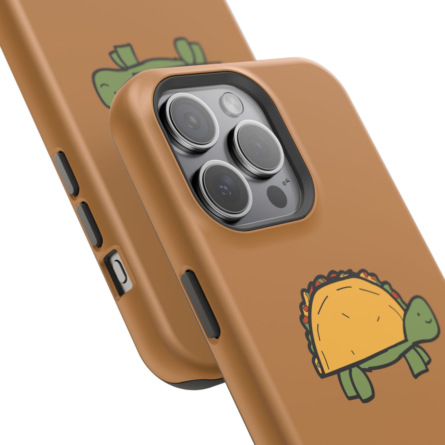 Cute Taco Turtle Phone Case — Impact-Resistant Protective iPhone Cover
