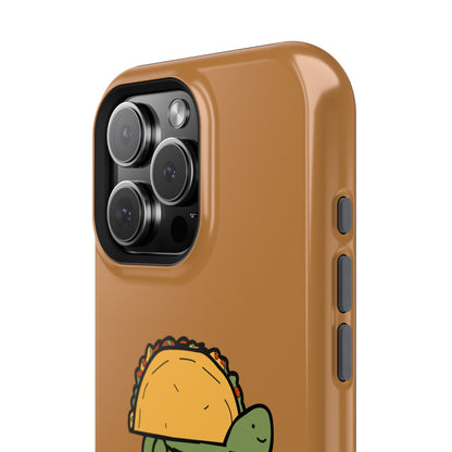 Cute Taco Turtle Phone Case — Impact-Resistant Protective iPhone Cover
