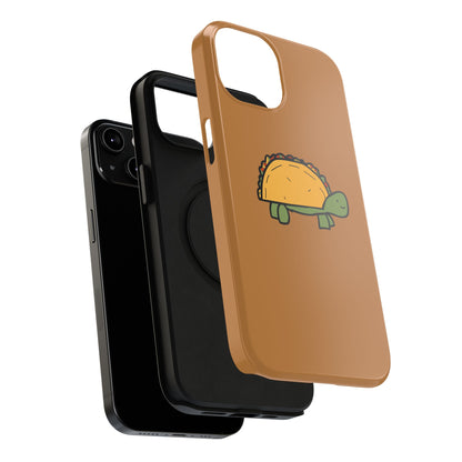 Cute Taco Turtle Phone Case — Impact-Resistant Protective iPhone Cover