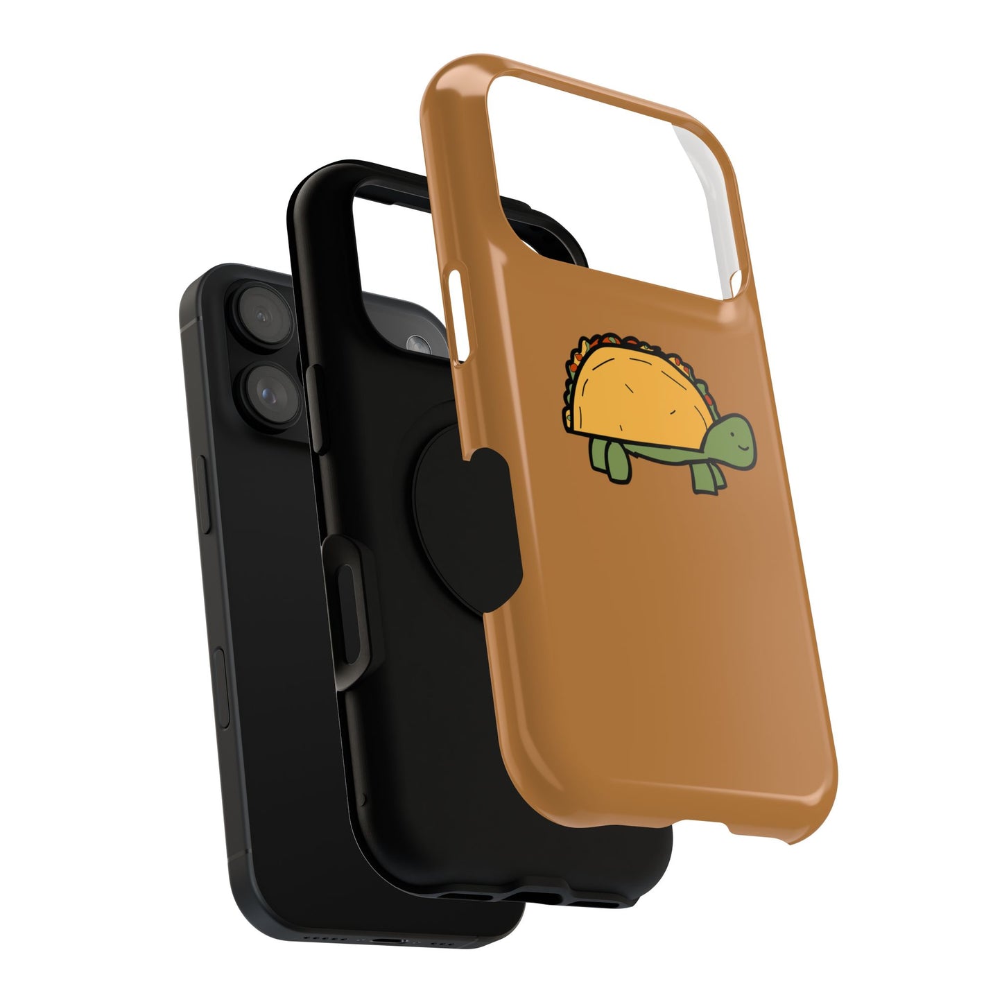 Cute Taco Turtle Phone Case — Impact-Resistant Protective iPhone Cover