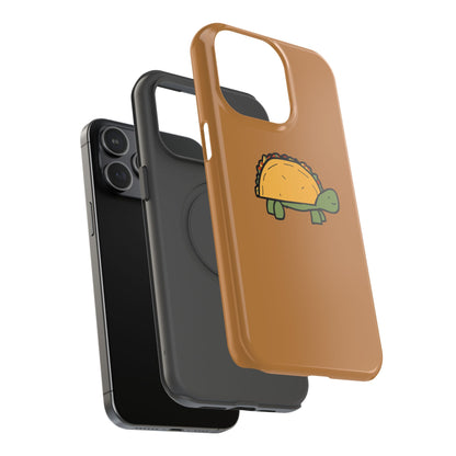 Cute Taco Turtle Phone Case — Impact-Resistant Protective iPhone Cover