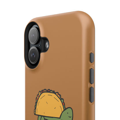 Cute Taco Turtle Phone Case — Impact-Resistant Protective iPhone Cover