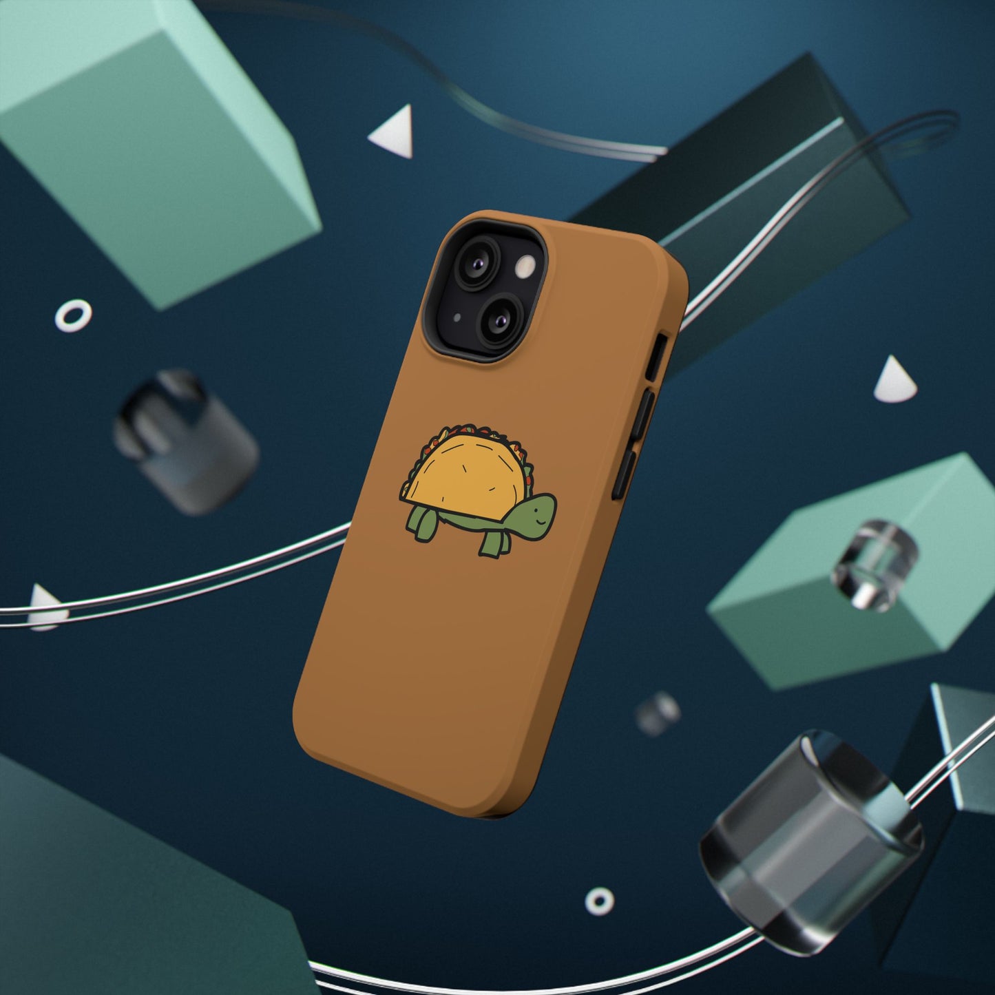 Cute Taco Turtle Phone Case — Impact-Resistant Protective iPhone Cover