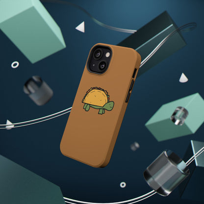 Cute Taco Turtle Phone Case — Impact-Resistant Protective iPhone Cover