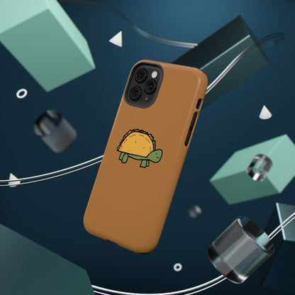 Cute Taco Turtle Phone Case — Impact-Resistant Protective iPhone Cover