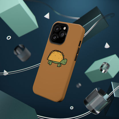 Cute Taco Turtle Phone Case — Impact-Resistant Protective iPhone Cover