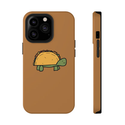 Cute Taco Turtle Phone Case — Impact-Resistant Protective iPhone Cover