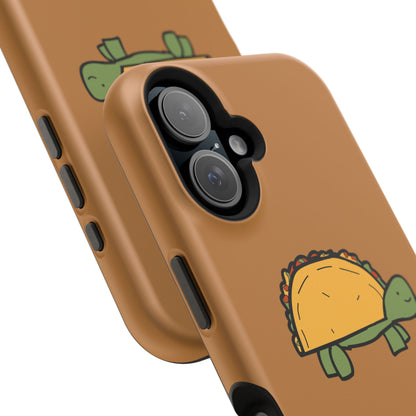 Cute Taco Turtle Phone Case — Impact-Resistant Protective iPhone Cover