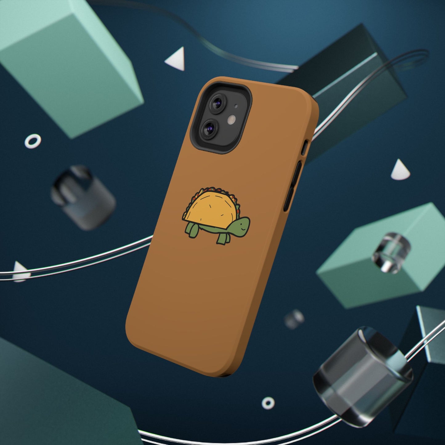 Cute Taco Turtle Phone Case — Impact-Resistant Protective iPhone Cover
