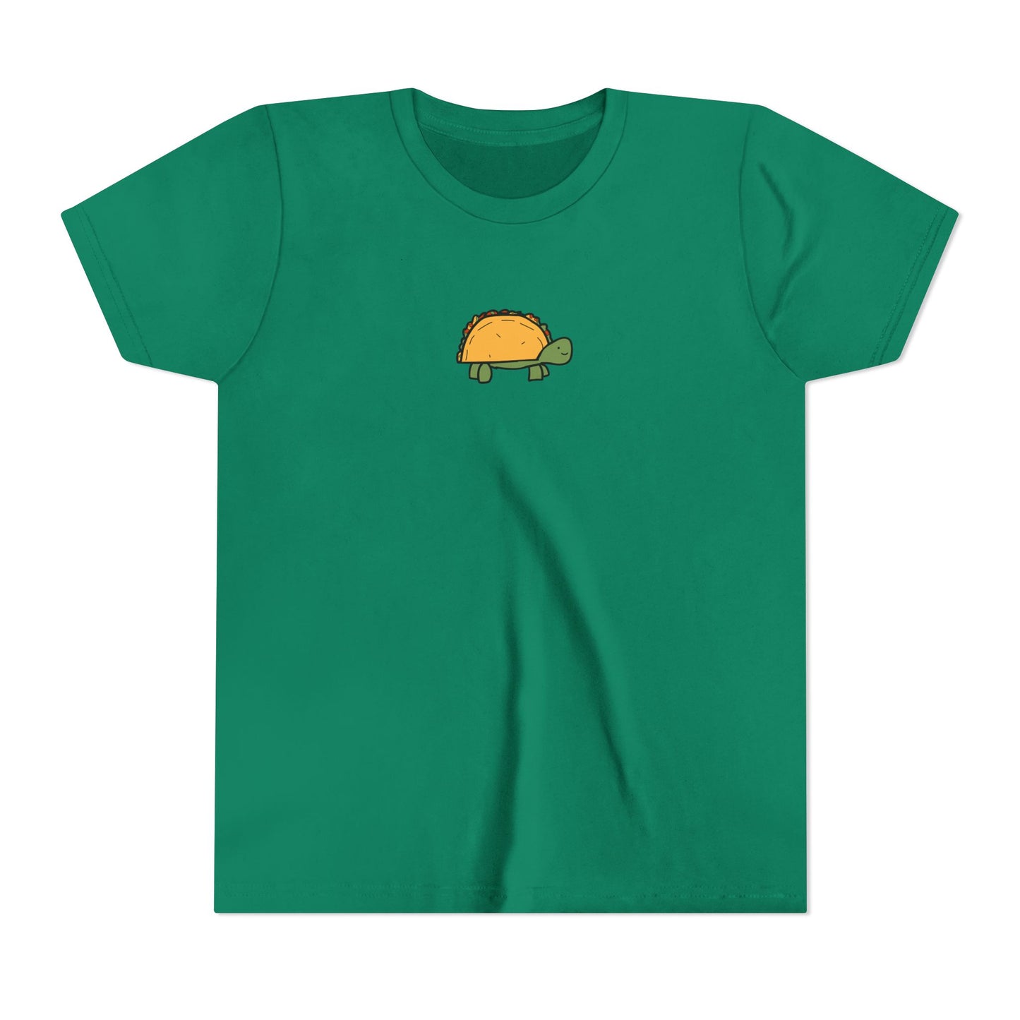 Kids Taco Turtle Tee - Cute Kids Graphic Short Sleeve Shirt