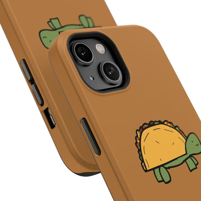 Cute Taco Turtle Phone Case — Impact-Resistant Protective iPhone Cover