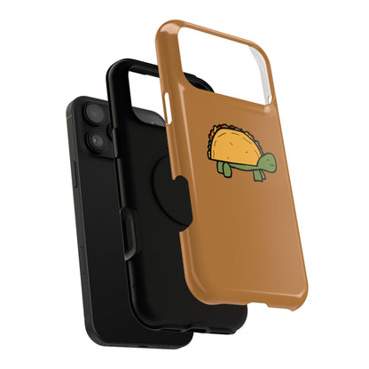 Cute Taco Turtle Phone Case — Impact-Resistant Protective iPhone Cover