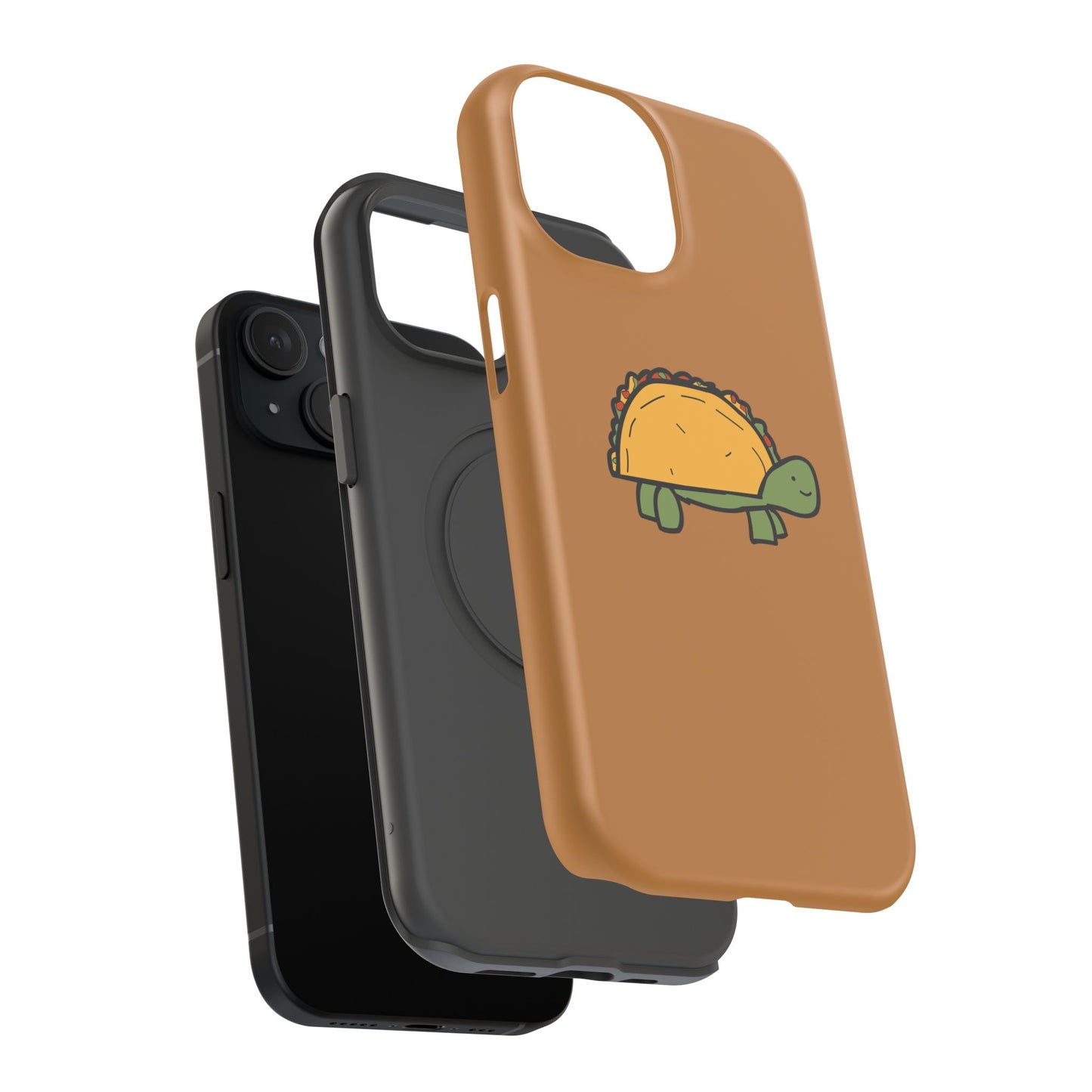 Cute Taco Turtle Phone Case — Impact-Resistant Protective iPhone Cover