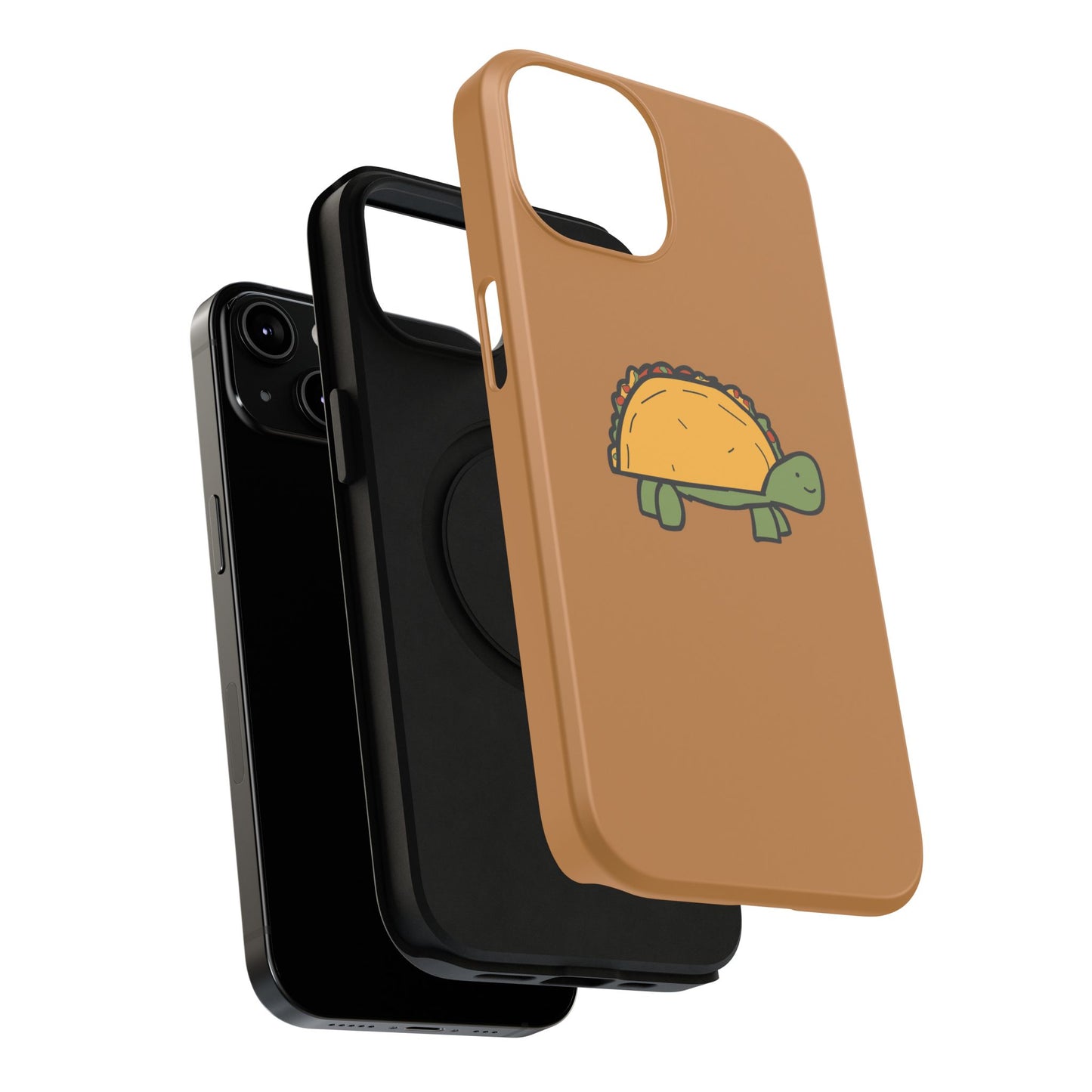 Cute Taco Turtle Phone Case — Impact-Resistant Protective iPhone Cover