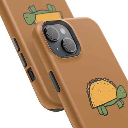Cute Taco Turtle Phone Case — Impact-Resistant Protective iPhone Cover