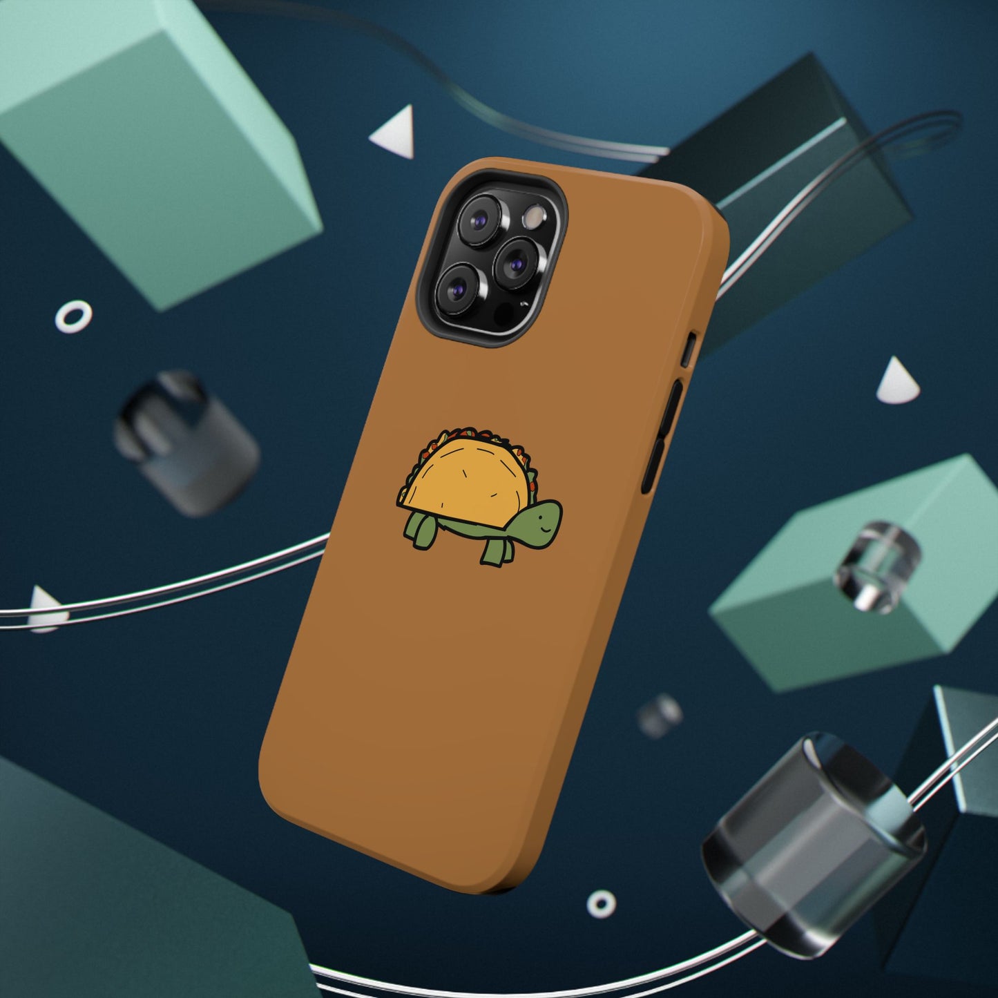 Cute Taco Turtle Phone Case — Impact-Resistant Protective iPhone Cover