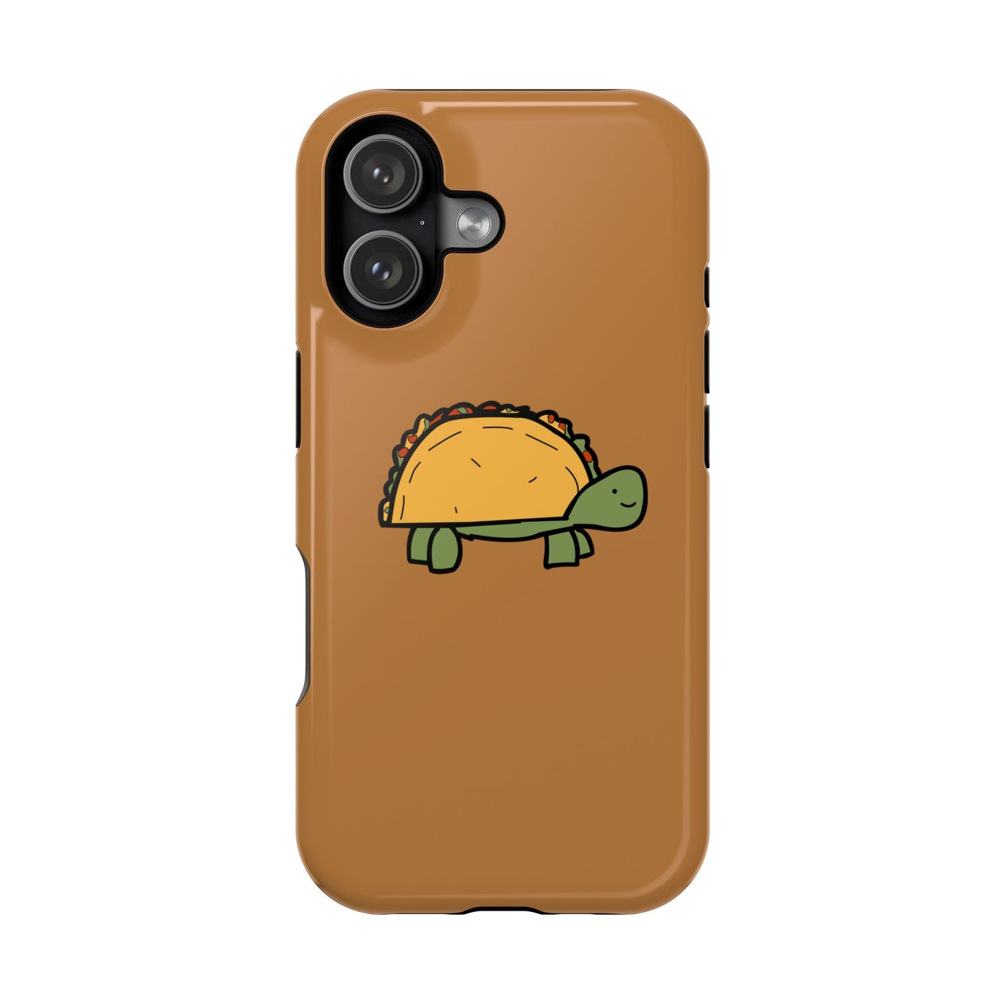Cute Taco Turtle Phone Case — Impact-Resistant Protective iPhone Cover