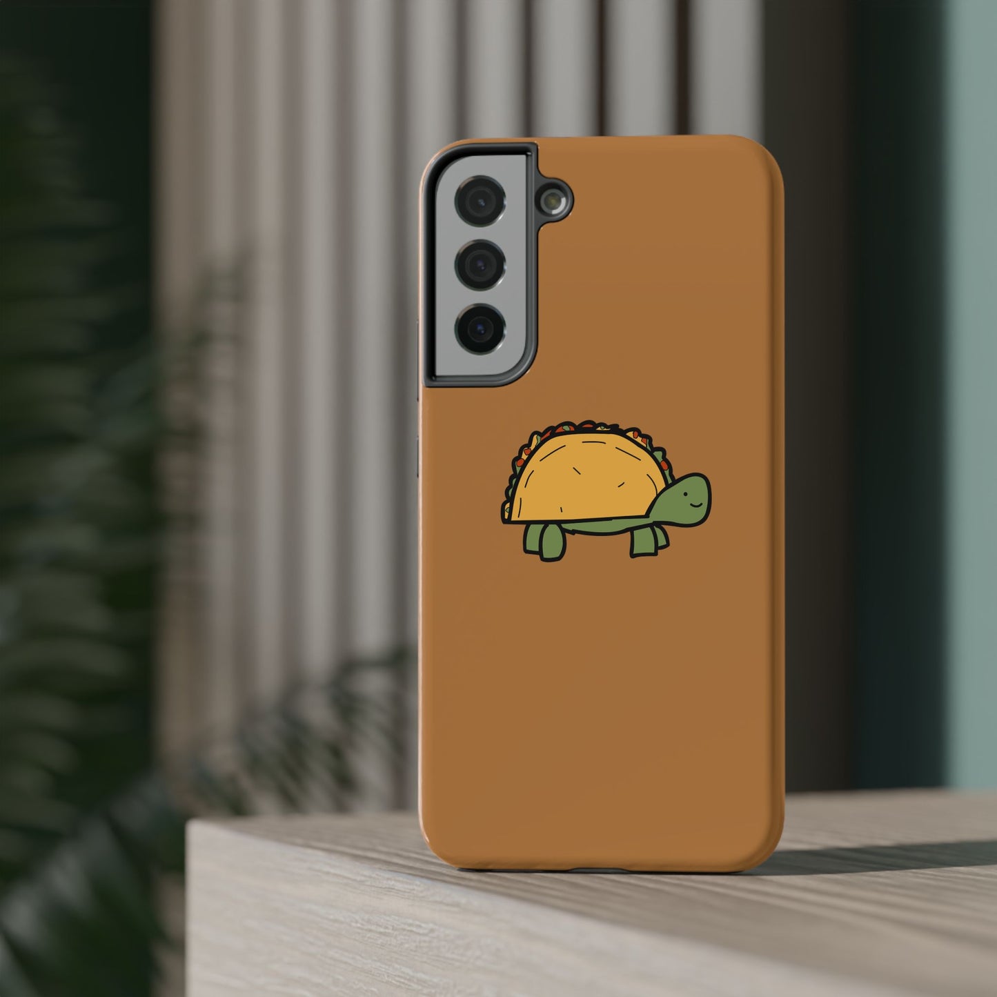 Cute Taco Turtle Phone Case — Impact-Resistant Protective iPhone Cover