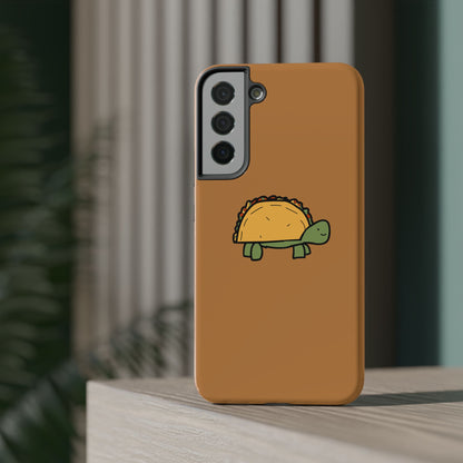 Cute Taco Turtle Phone Case — Impact-Resistant Protective iPhone Cover