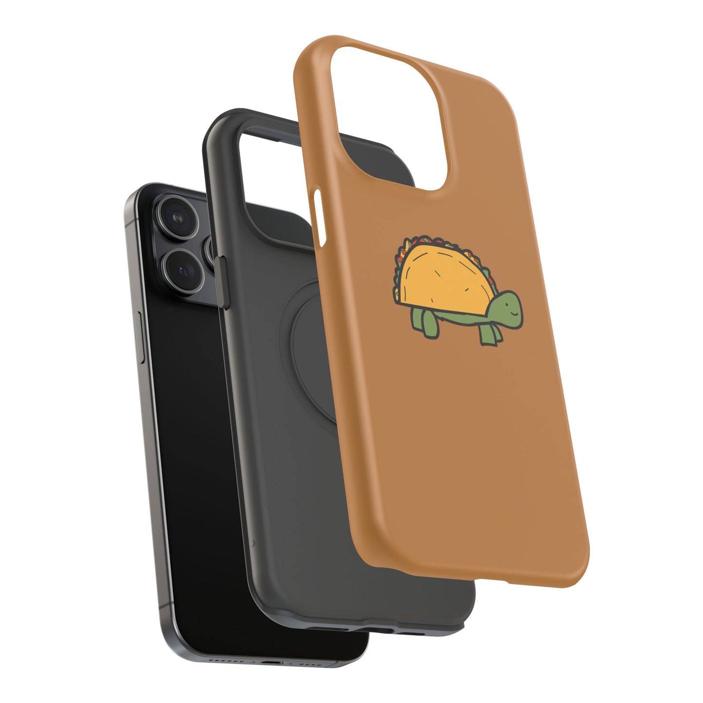 Cute Taco Turtle Phone Case — Impact-Resistant Protective iPhone Cover