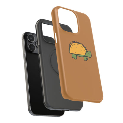 Cute Taco Turtle Phone Case — Impact-Resistant Protective iPhone Cover