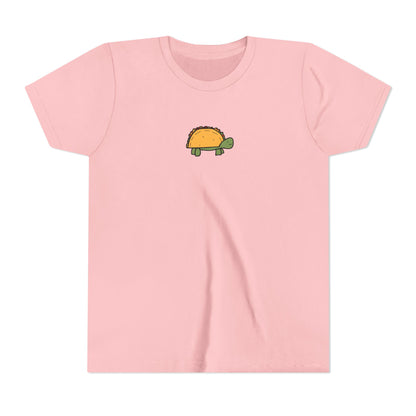 Kids Taco Turtle Tee - Cute Kids Graphic Short Sleeve Shirt