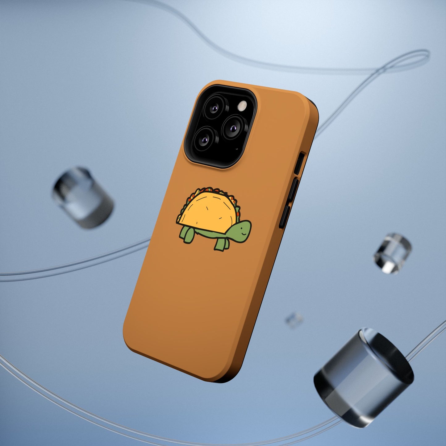 Cute Taco Turtle Phone Case — Impact-Resistant Protective iPhone Cover