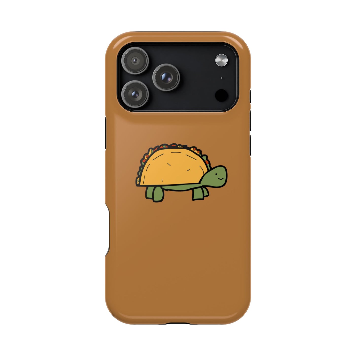 Cute Taco Turtle Phone Case — Impact-Resistant Protective iPhone Cover