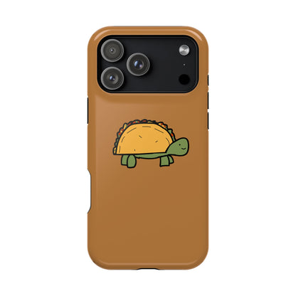 Cute Taco Turtle Phone Case — Impact-Resistant Protective iPhone Cover