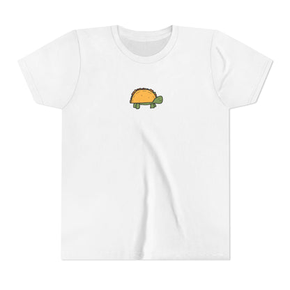 Kids Taco Turtle Tee - Cute Kids Graphic Short Sleeve Shirt