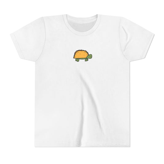 Kids Taco Turtle Tee - Cute Kids Graphic Short Sleeve Shirt